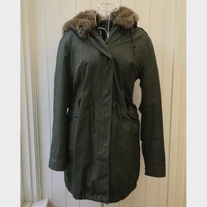 Woolrich Parka with Rabbit Fur Lining
